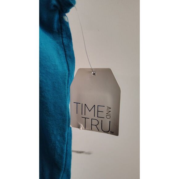 NWT Time And Tru Women's Blue Small Sleeveless Tank Top - Picture 4 of 8